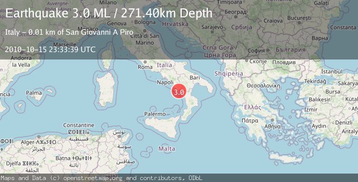 Map of SOUTHERN ITALY