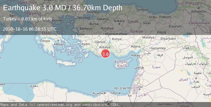 Map of WESTERN TURKEY