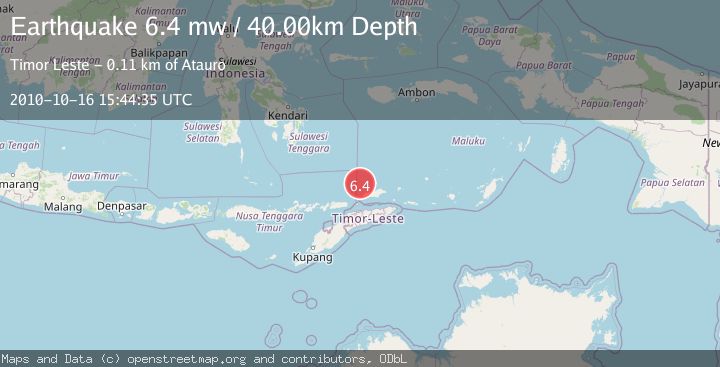 Map of KEPULAUAN BARAT DAYA, INDONESIA
