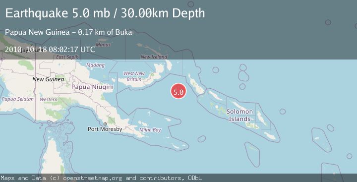 Map of NEW BRITAIN REGION, P.N.G.