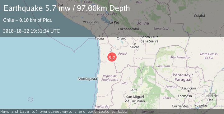 Map of POTOSI, BOLIVIA