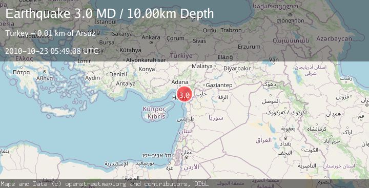Map of CENTRAL TURKEY