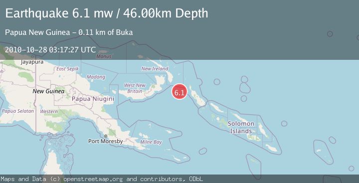 Map of NEW IRELAND REGION, P.N.G.