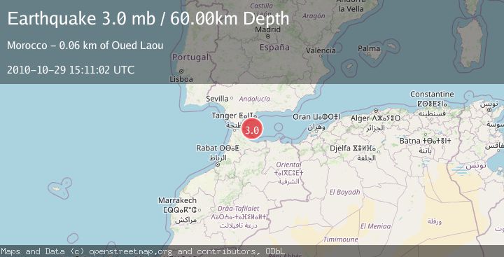 Map of STRAIT OF GIBRALTAR