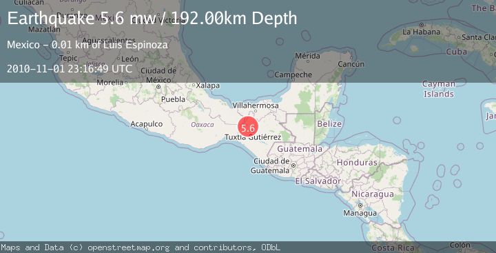 Map of CHIAPAS, MEXICO