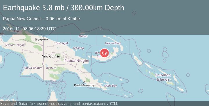 Map of NEW BRITAIN REGION, P.N.G.