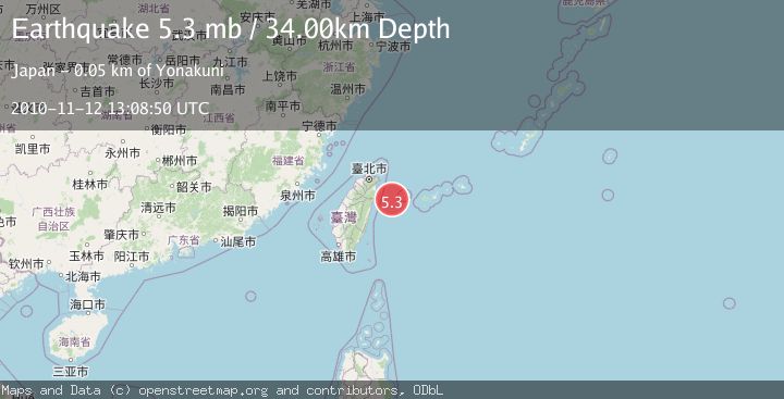 Map of TAIWAN REGION