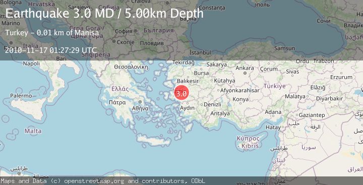 Map of WESTERN TURKEY