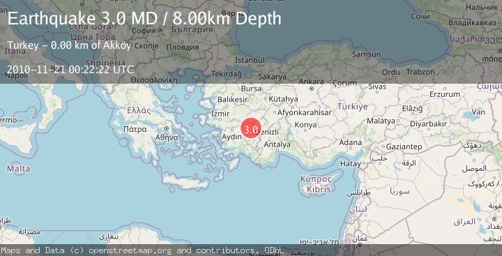 Map of WESTERN TURKEY