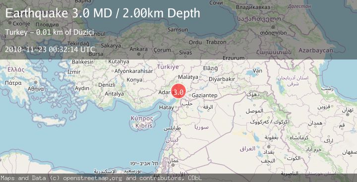 Map of CENTRAL TURKEY