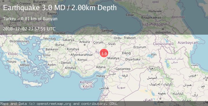 Map of CENTRAL TURKEY