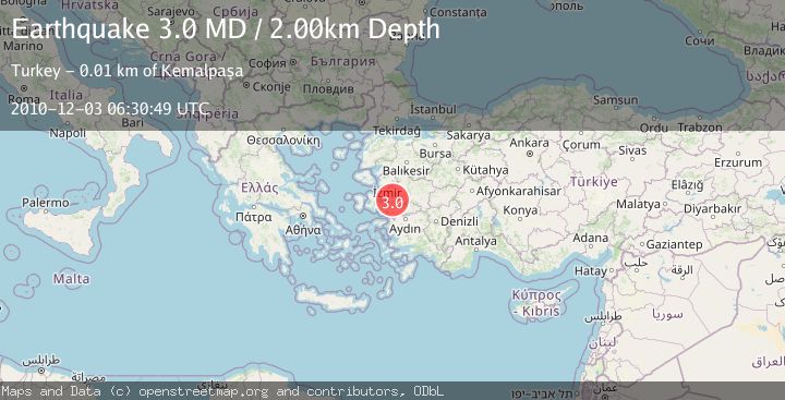 Map of WESTERN TURKEY
