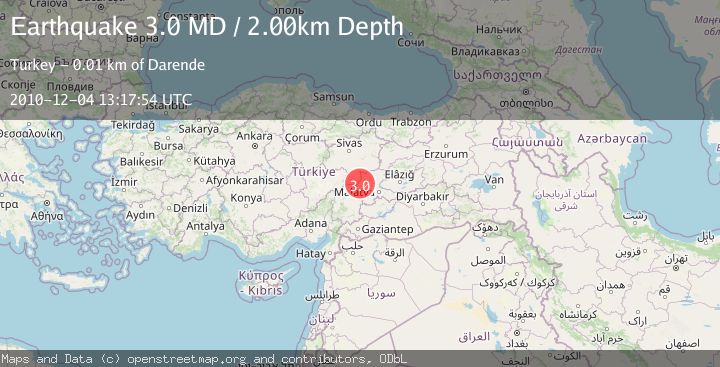 Map of CENTRAL TURKEY