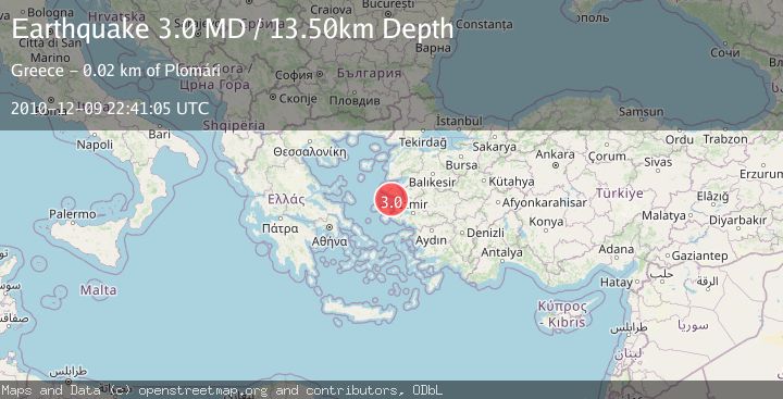 Map of NEAR THE COAST OF WESTERN TURKEY
