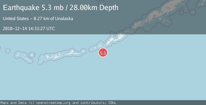 Map of FOX ISLANDS, ALEUTIAN ISLANDS