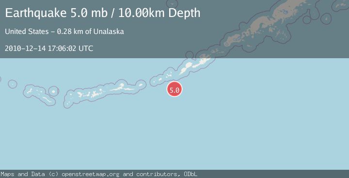 Map of FOX ISLANDS, ALEUTIAN ISLANDS