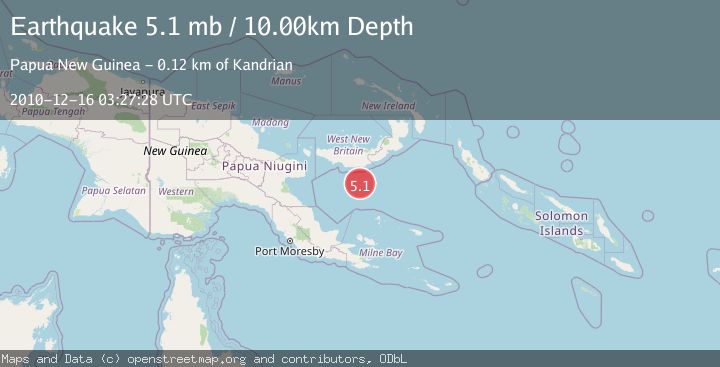 Map of NEW BRITAIN REGION, P.N.G.