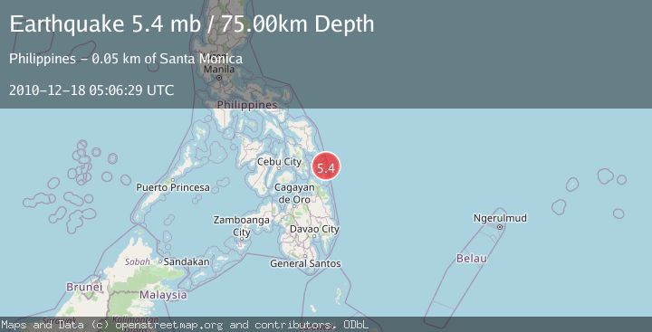 Map of PHILIPPINE ISLANDS REGION