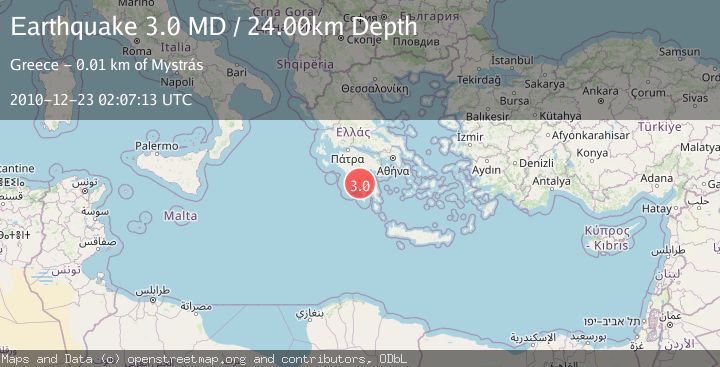 Map of SOUTHERN GREECE