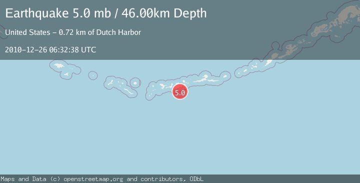 Map of ANDREANOF ISLANDS, ALEUTIAN IS.