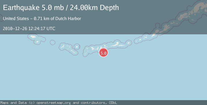Map of ANDREANOF ISLANDS, ALEUTIAN IS.