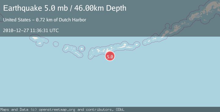 Map of ANDREANOF ISLANDS, ALEUTIAN IS.