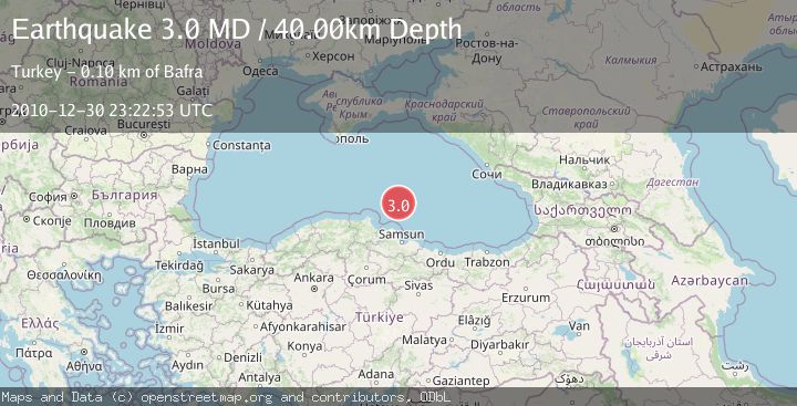 Map of BLACK SEA