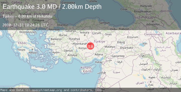 Map of CENTRAL TURKEY