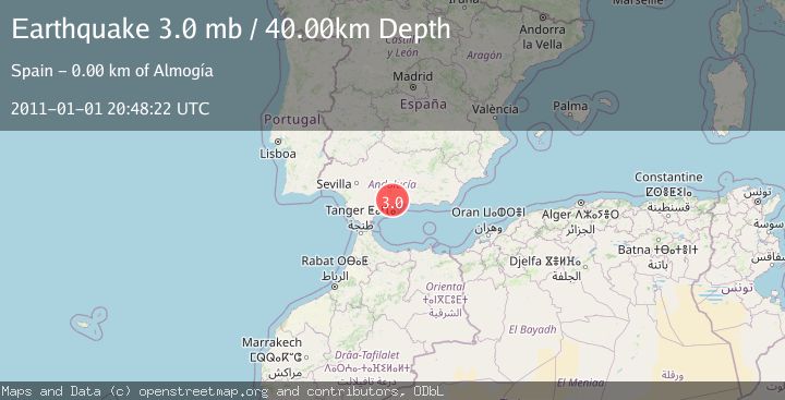 Map of STRAIT OF GIBRALTAR