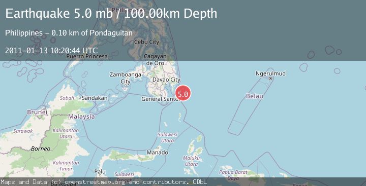 Map of PHILIPPINE ISLANDS REGION