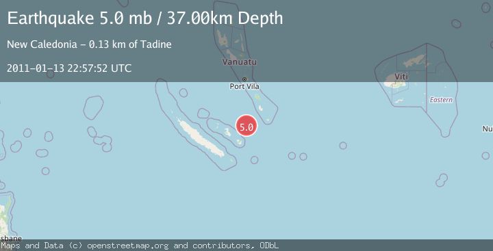 Map of LOYALTY ISLANDS