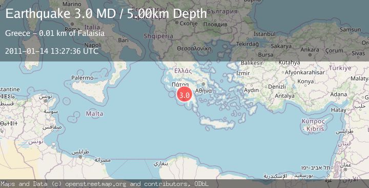Map of SOUTHERN GREECE