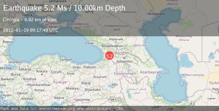 Map of GEORGIA (SAK'ART'VELO)