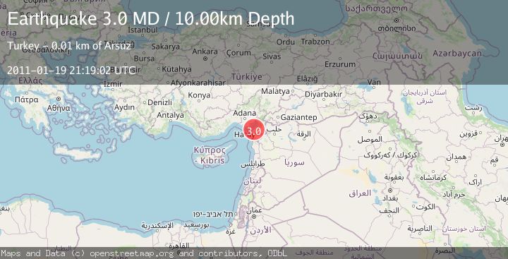 Map of CENTRAL TURKEY
