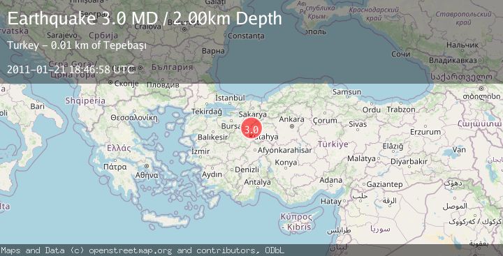 Map of WESTERN TURKEY