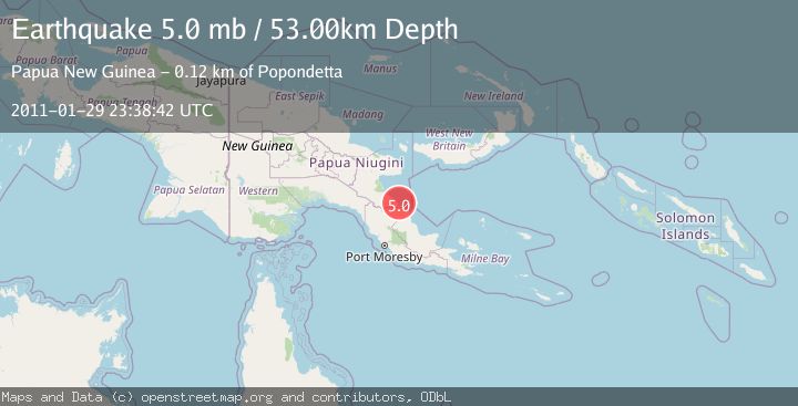 Map of EASTERN NEW GUINEA REG., P.N.G.