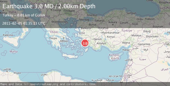 Map of WESTERN TURKEY