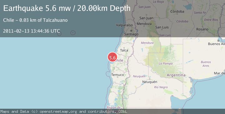 Map of OFFSHORE BIO-BIO, CHILE