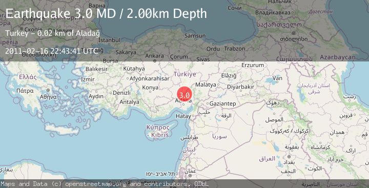 Map of CENTRAL TURKEY