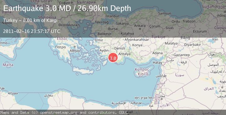 Map of WESTERN TURKEY