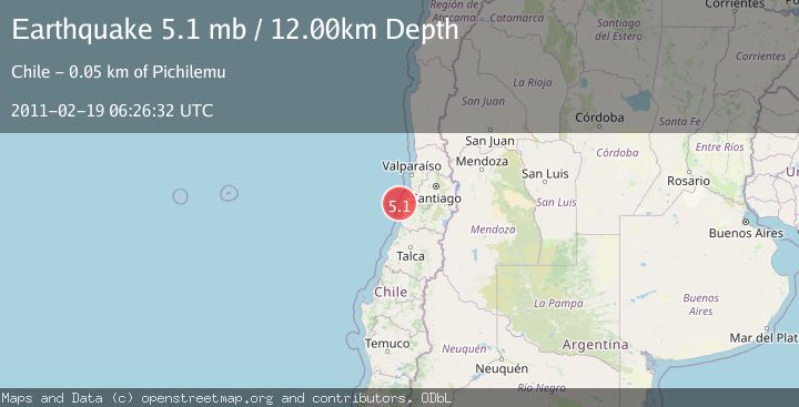 Map of OFFSHORE O'HIGGINS, CHILE