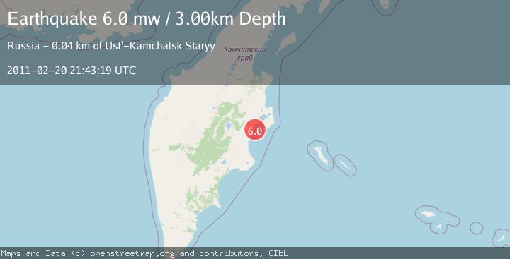 Map of NEAR EAST COAST OF KAMCHATKA