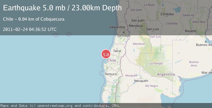 Map of OFFSHORE BIO-BIO, CHILE
