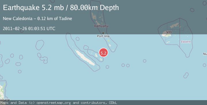 Map of LOYALTY ISLANDS