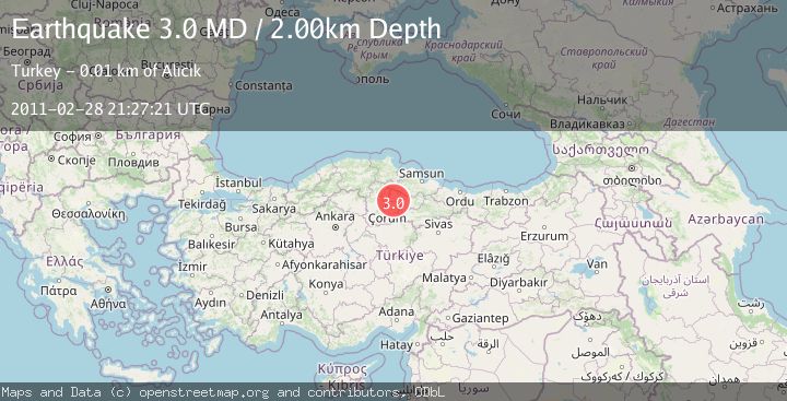 Map of CENTRAL TURKEY