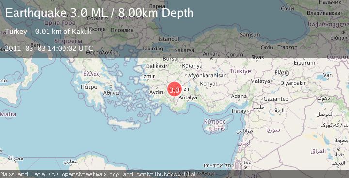 Map of WESTERN TURKEY