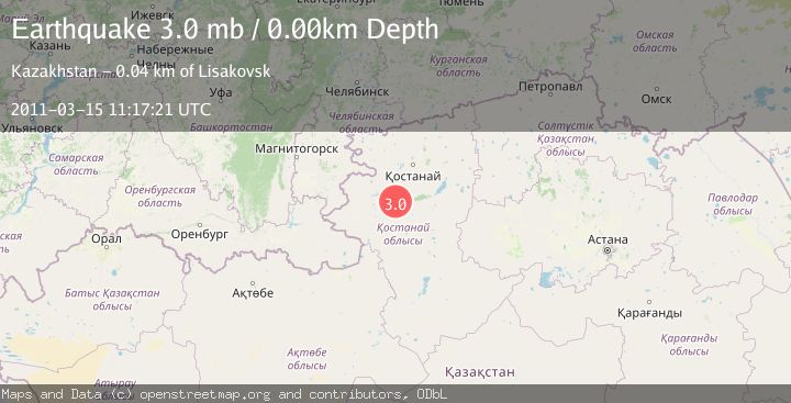 Map of WESTERN KAZAKHSTAN