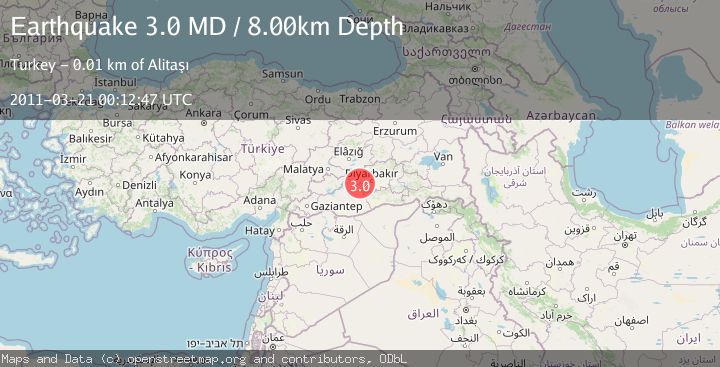 Map of EASTERN TURKEY
