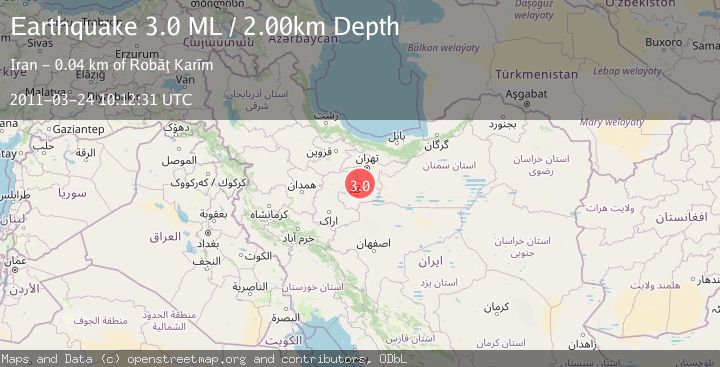 Map of NORTHERN IRAN