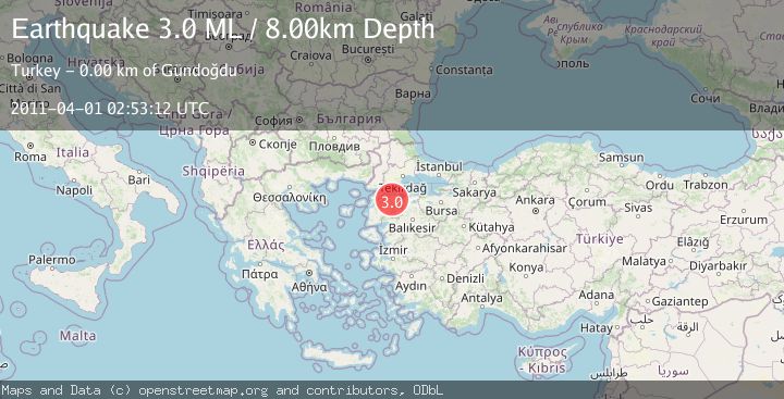 Map of WESTERN TURKEY